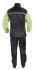 DWUCZĘŚCIOWY PRZECIWDESZCZOWY REBELHORN RAIN BLACK/FLUO